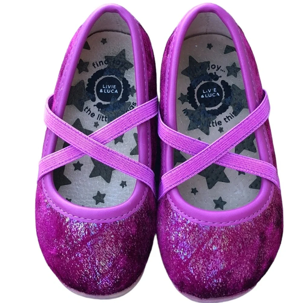 Livie & Luca Fuchsia Flats